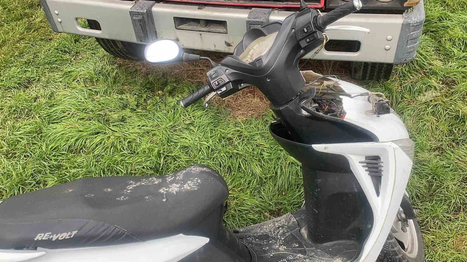 Thieves abandon stolen motorcycle after failing to start it