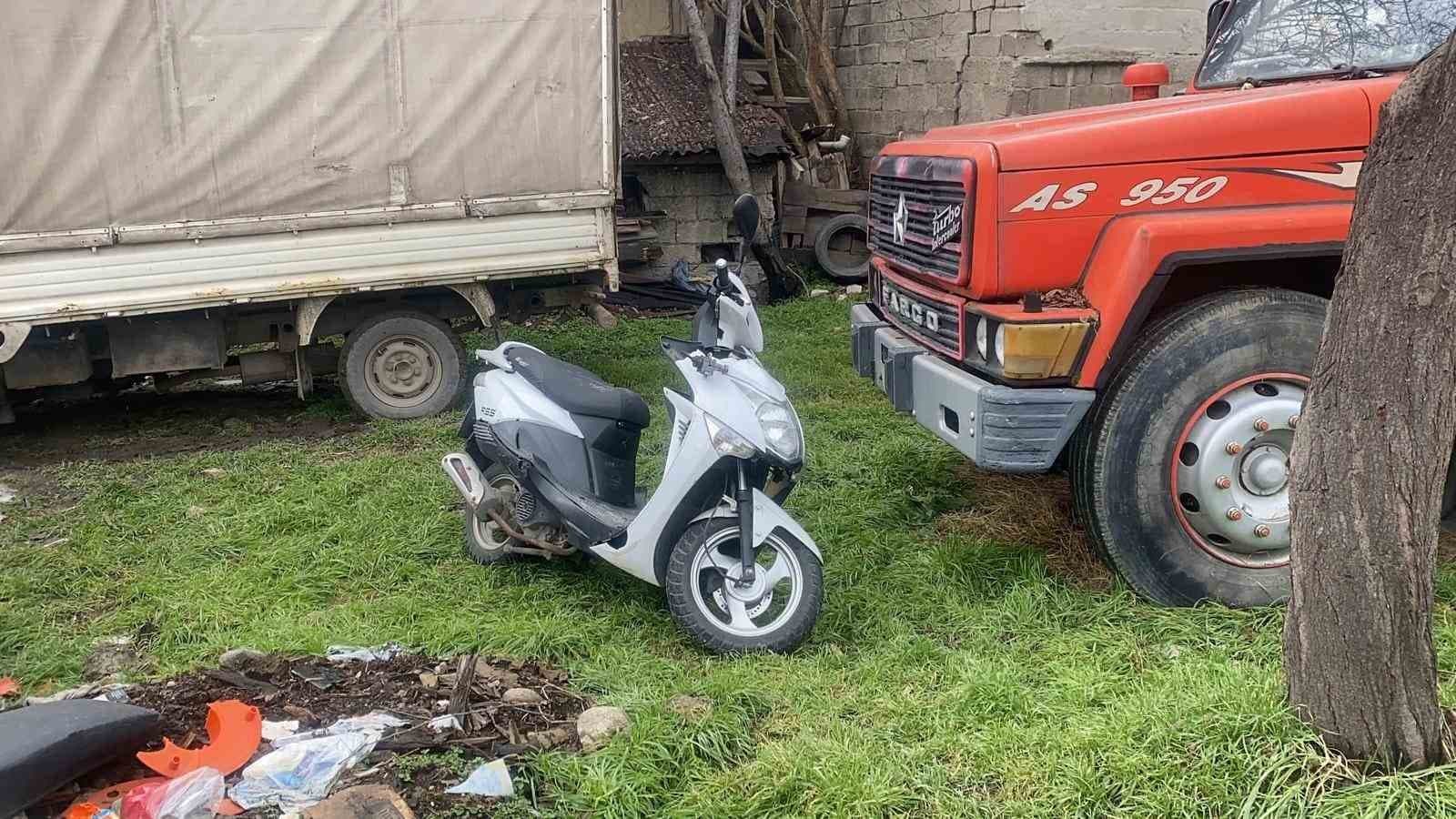 Thieves abandon stolen motorcycle after failing to start it