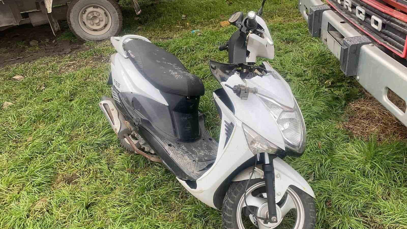 Thieves abandon stolen motorcycle after failing to start it