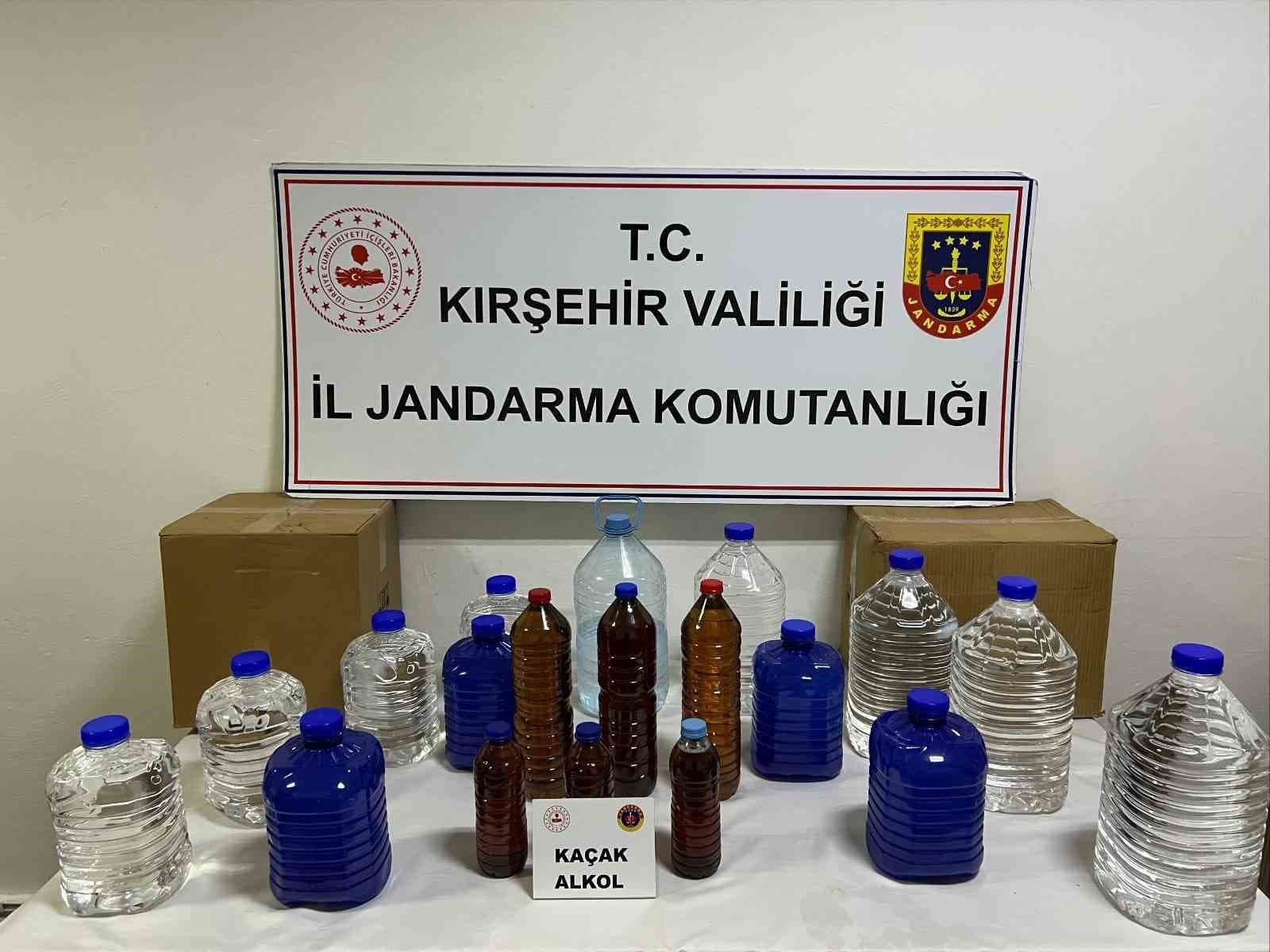 Kırşehir'de Kaçak Alkol Operasyonu: 28 Litre Ele Geçirildi