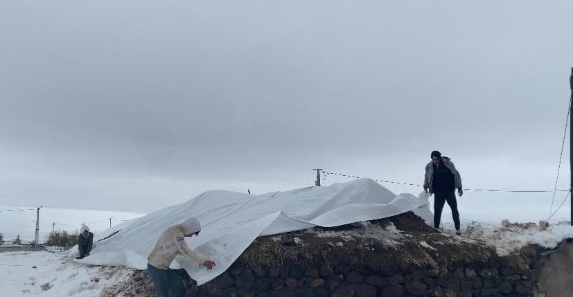 Patnos'ta Olumsuz Hava Koşulları Hayatı Etkiliyor