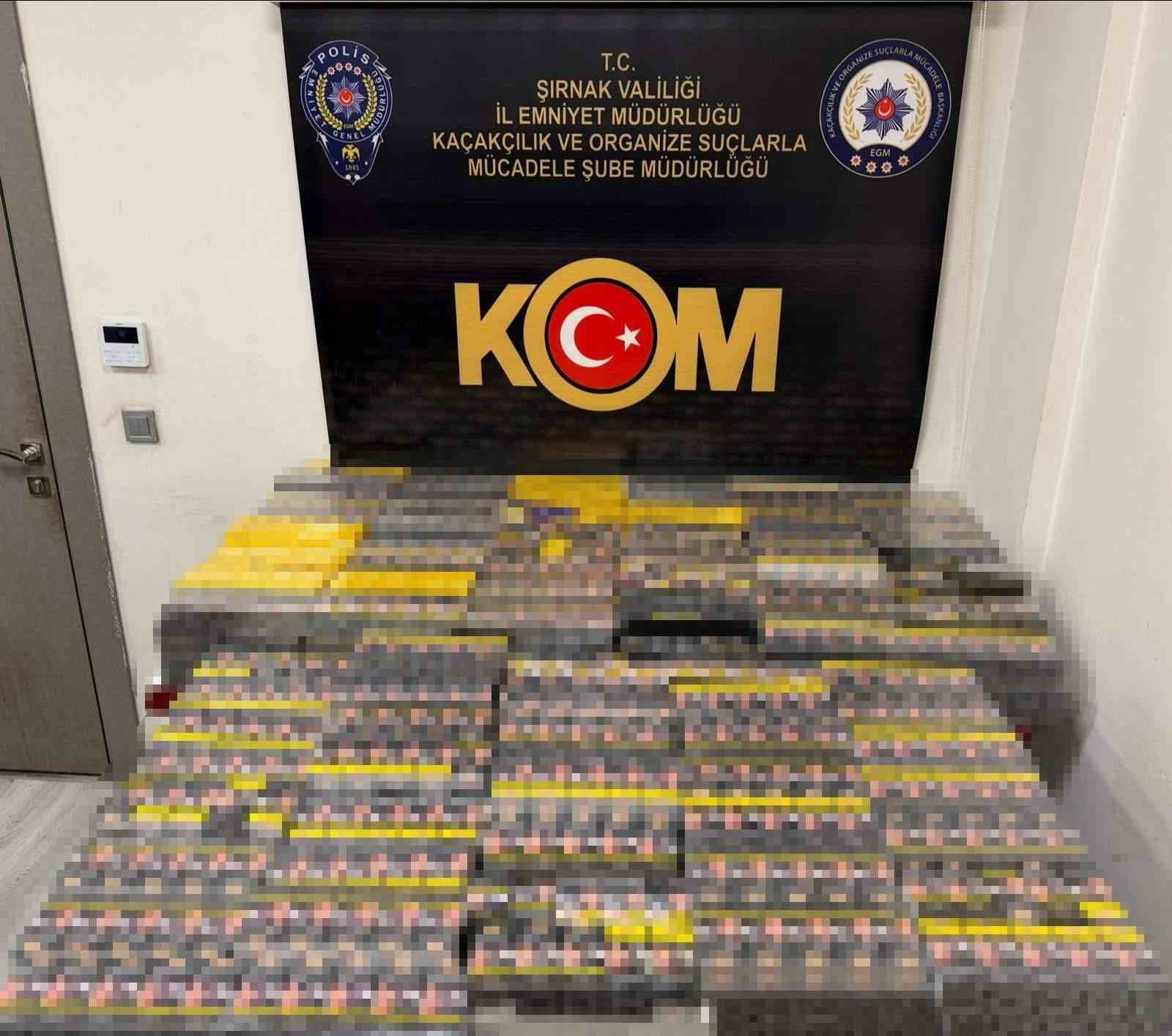 Şırnak'ta uyuşturucu ve silah kaçakçılığına yönelik operasyon: 5 tutuklama