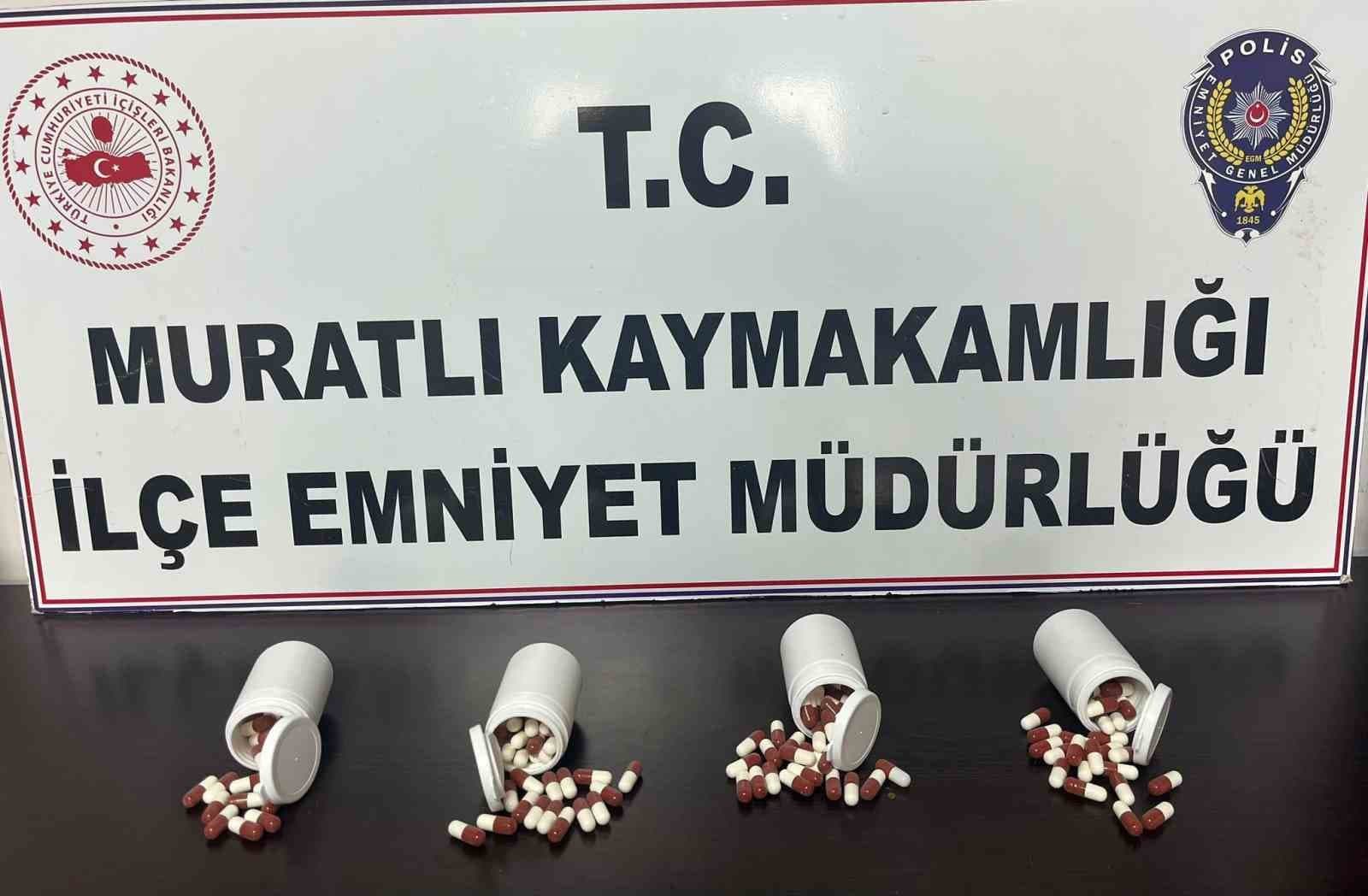 Muratlı'da Uyuşturucu Operasyonu: 210 Sentetik Hap Ele Geçirildi