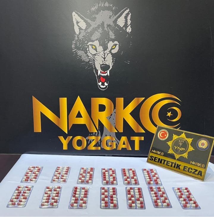 Yozgat'ta 182 Uyuşturucu Hap Ele Geçirildi