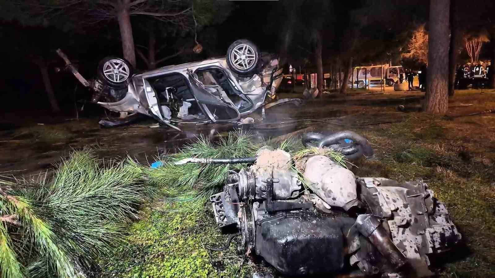 Kırmızı ışık ihlali sonucu meydana gelen kazada 1'i ağır 6 yaralı