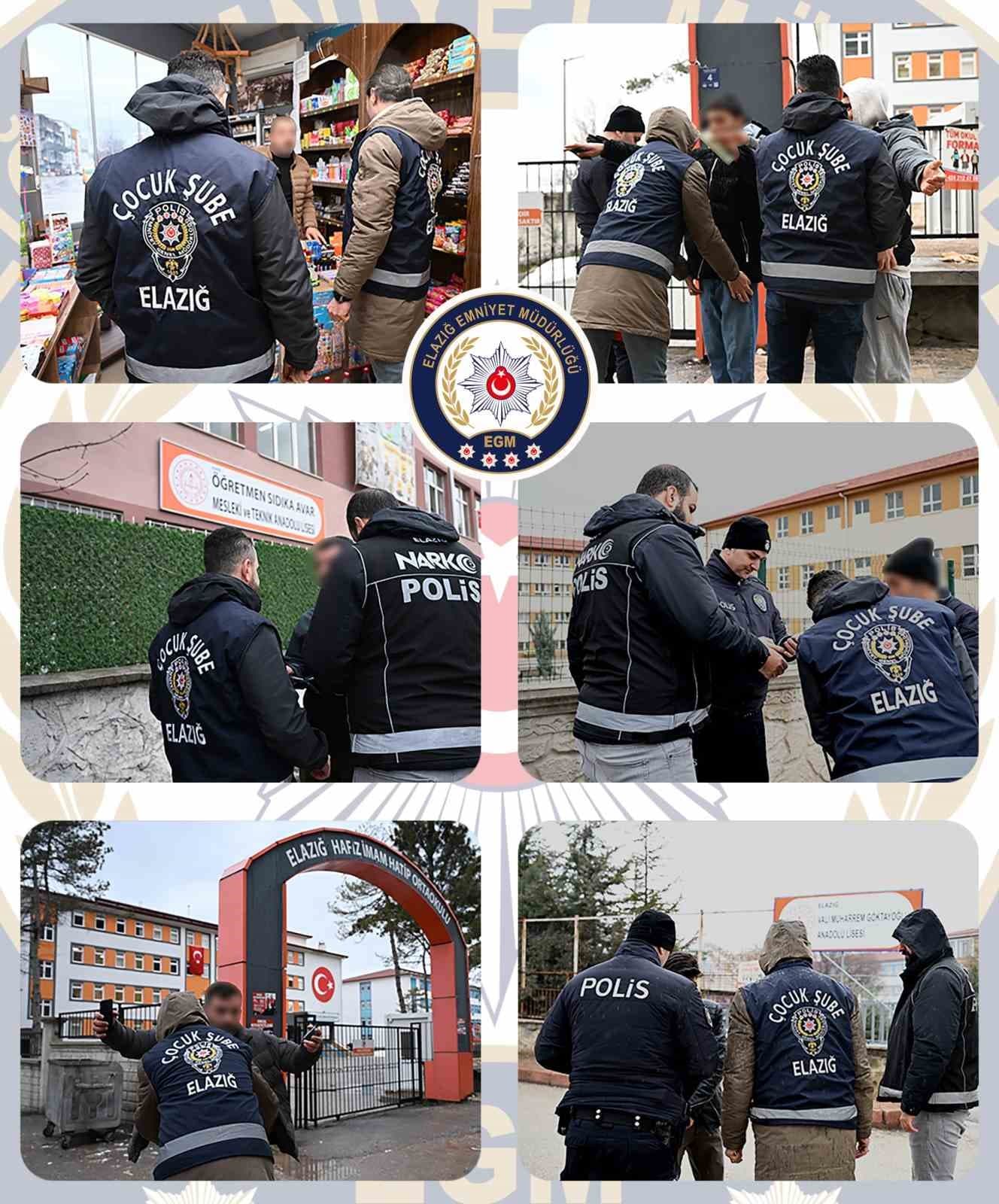 Elazığ'da 233 Okul Önü ve Çevresi Denetlendi