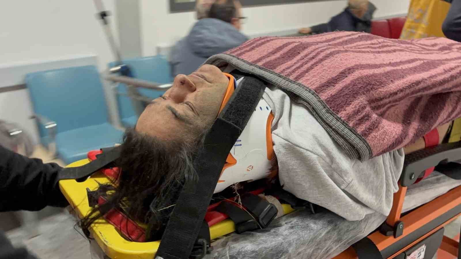 Ihlara Vadisi'nde düşen kadın ağır yaralandı