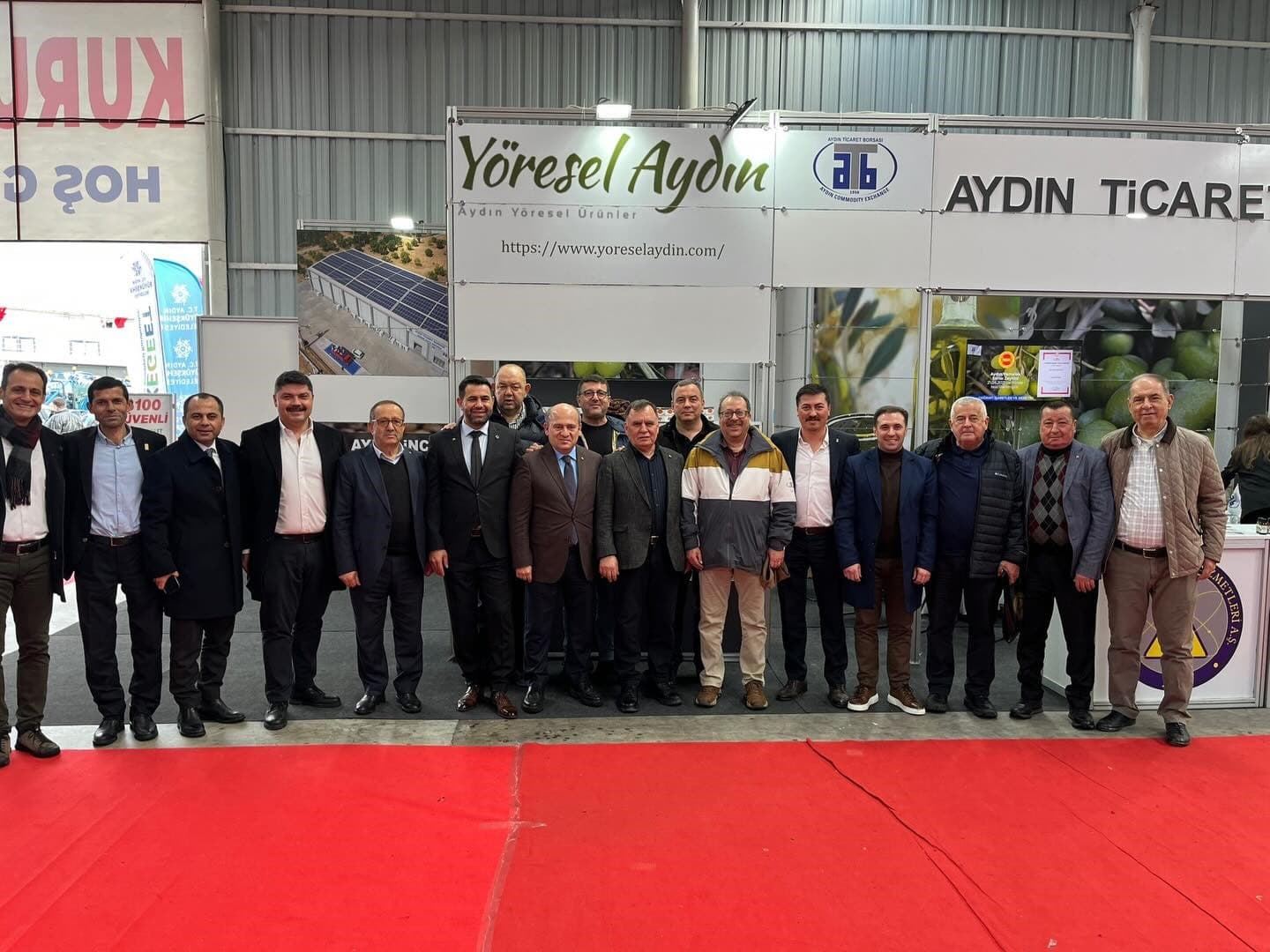 Edremit Ticaret Odası Heyeti, Aydın'daki Fuarı Ziyaret Etti