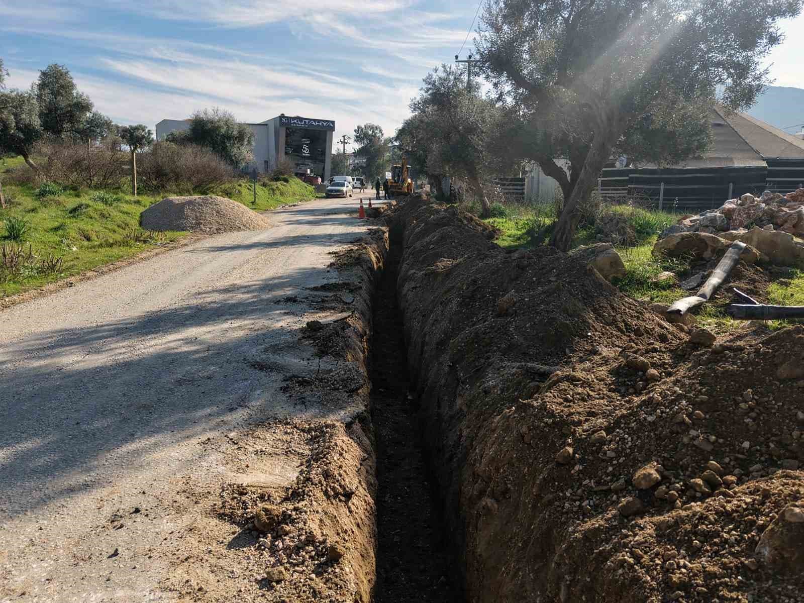 MUSKİ, Milas Güneş Mahallesi’nde içme suyu hatlarını yeniliyor