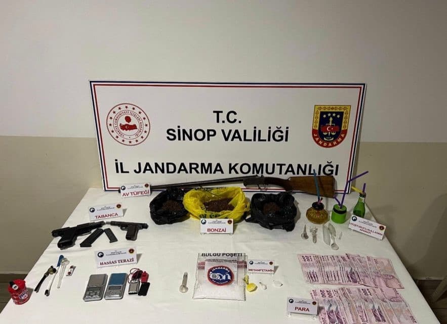 Sinop’ta uyuşturucu operasyonu: 2 tutuklama