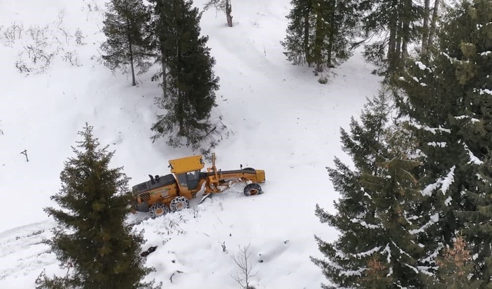 Artvin Orman Bölge Müdürlüğü’nden karla mücadeleye destek