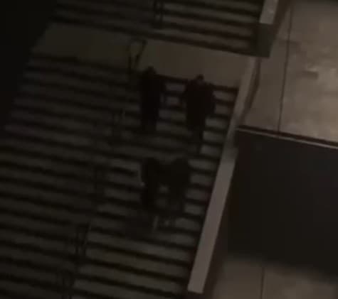 Çankırı’da iki grup arasındaki kavga kamerada