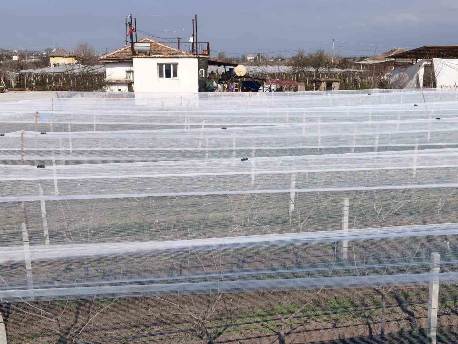 Dolu korkusuna fileli önlem