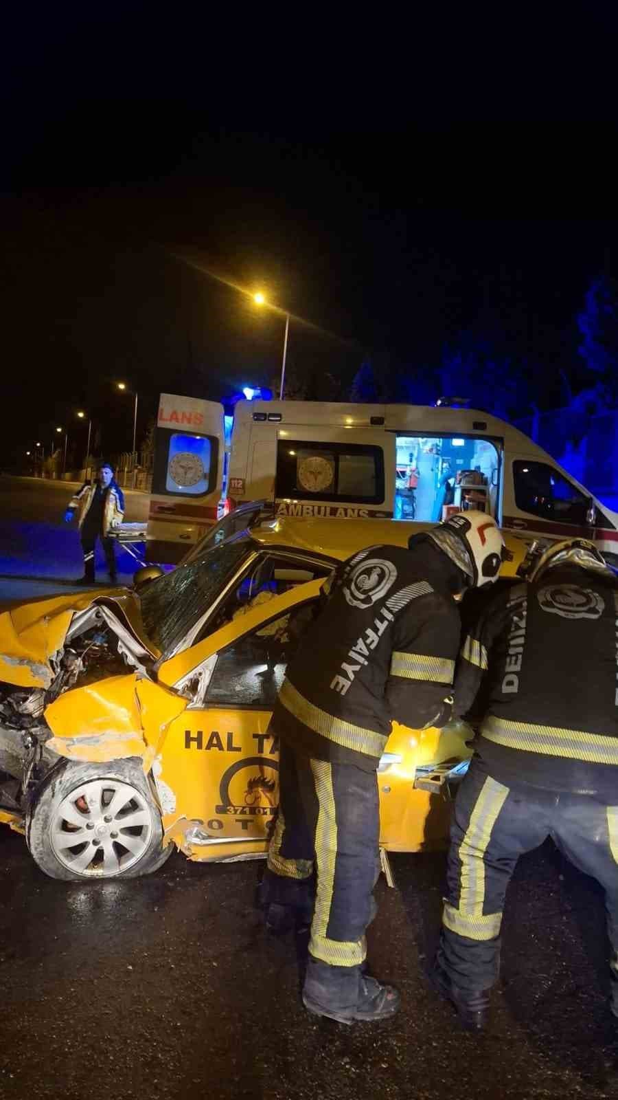 Kazada ağır yaralanan taksi şoföründen acı haber geldi