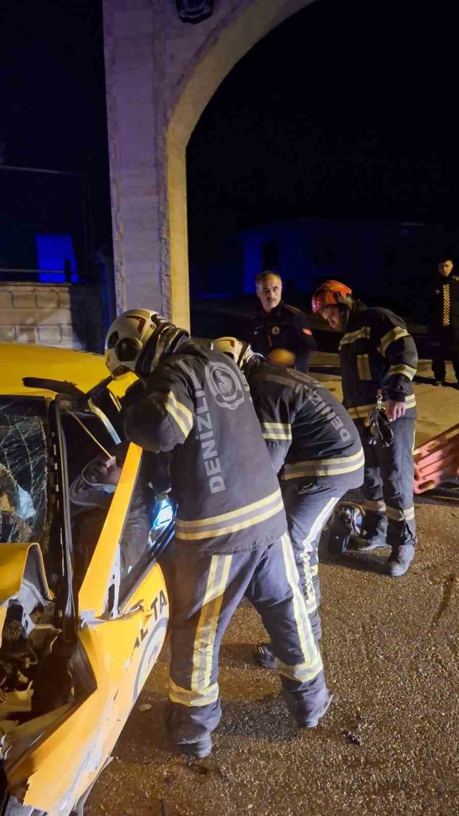 Kazada ağır yaralanan taksi şoföründen acı haber geldi