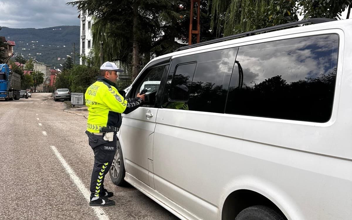 Ordu’da bir haftada 9 binden fazla araç ve sürücüsü denetlendi
