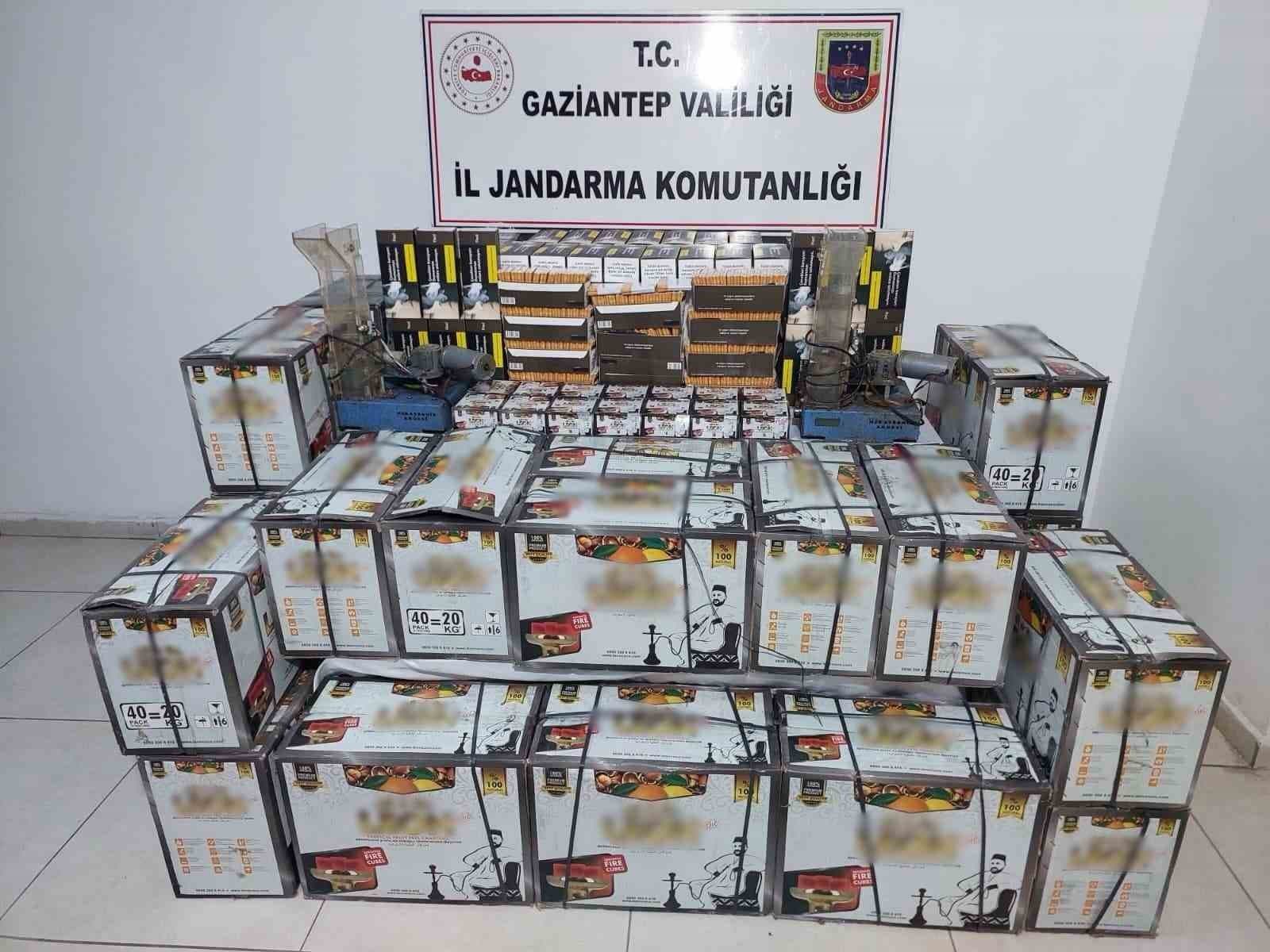 Gaziantep’te 800 bin TL değerinde kaçak nargile malzemeleri ele geçirildi