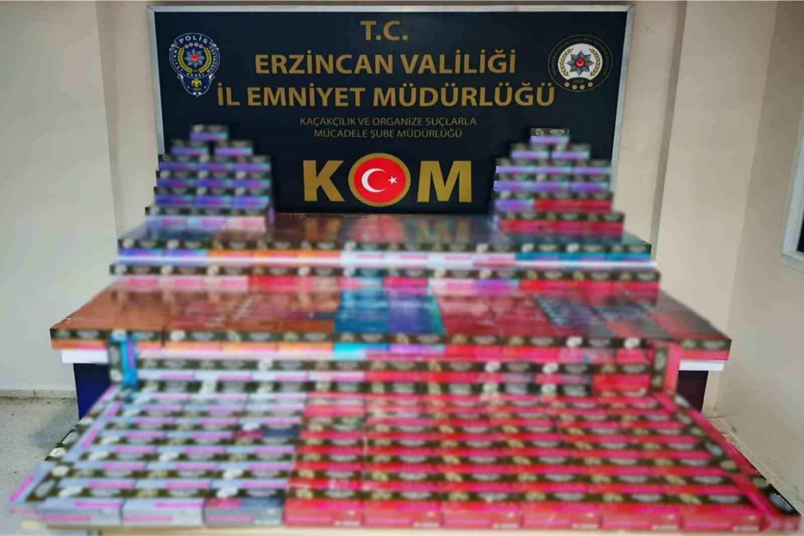 Erzincan’da kaçakçılık operasyonunda 6 zanlı yakalandı
