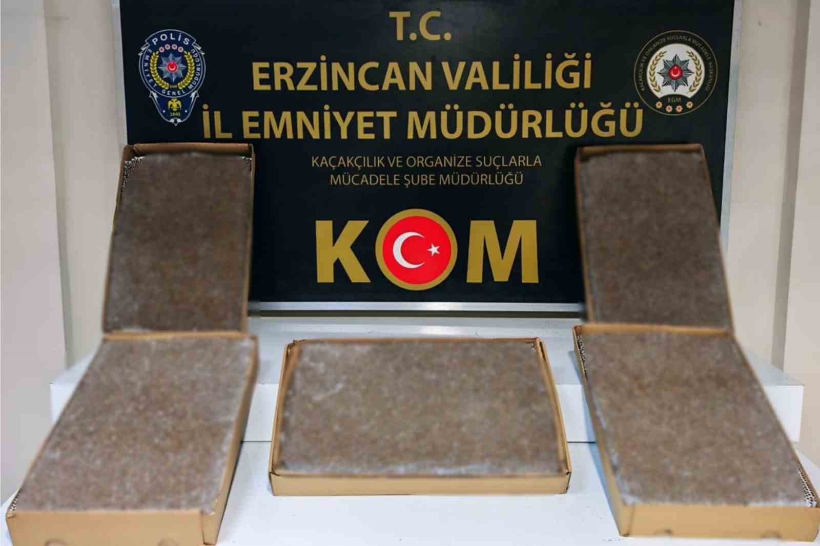 Erzincan’da kaçakçılık operasyonunda 6 zanlı yakalandı