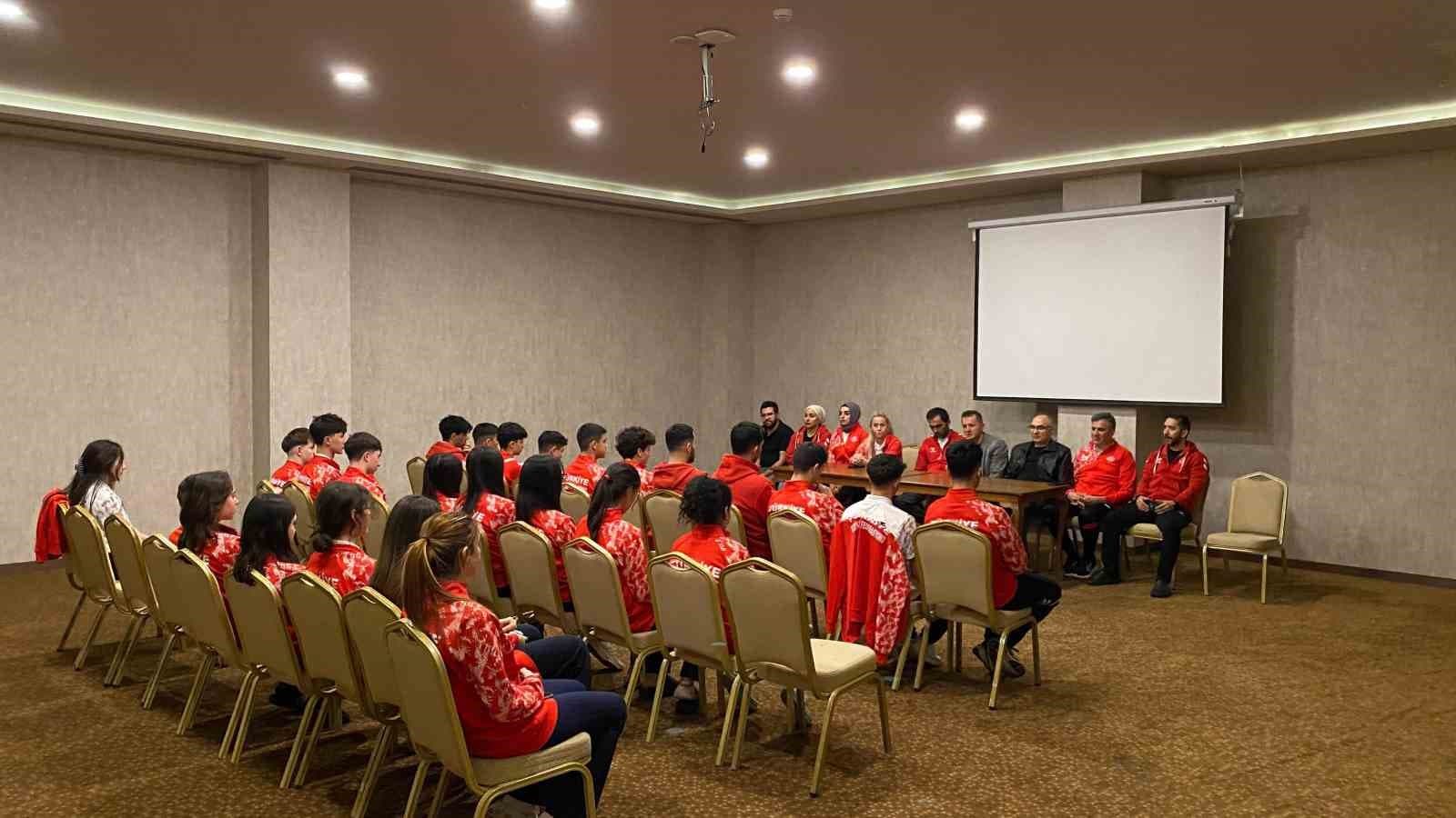 Tekerlekli Paten Milli Takım Kampı, Karaman’da başladı