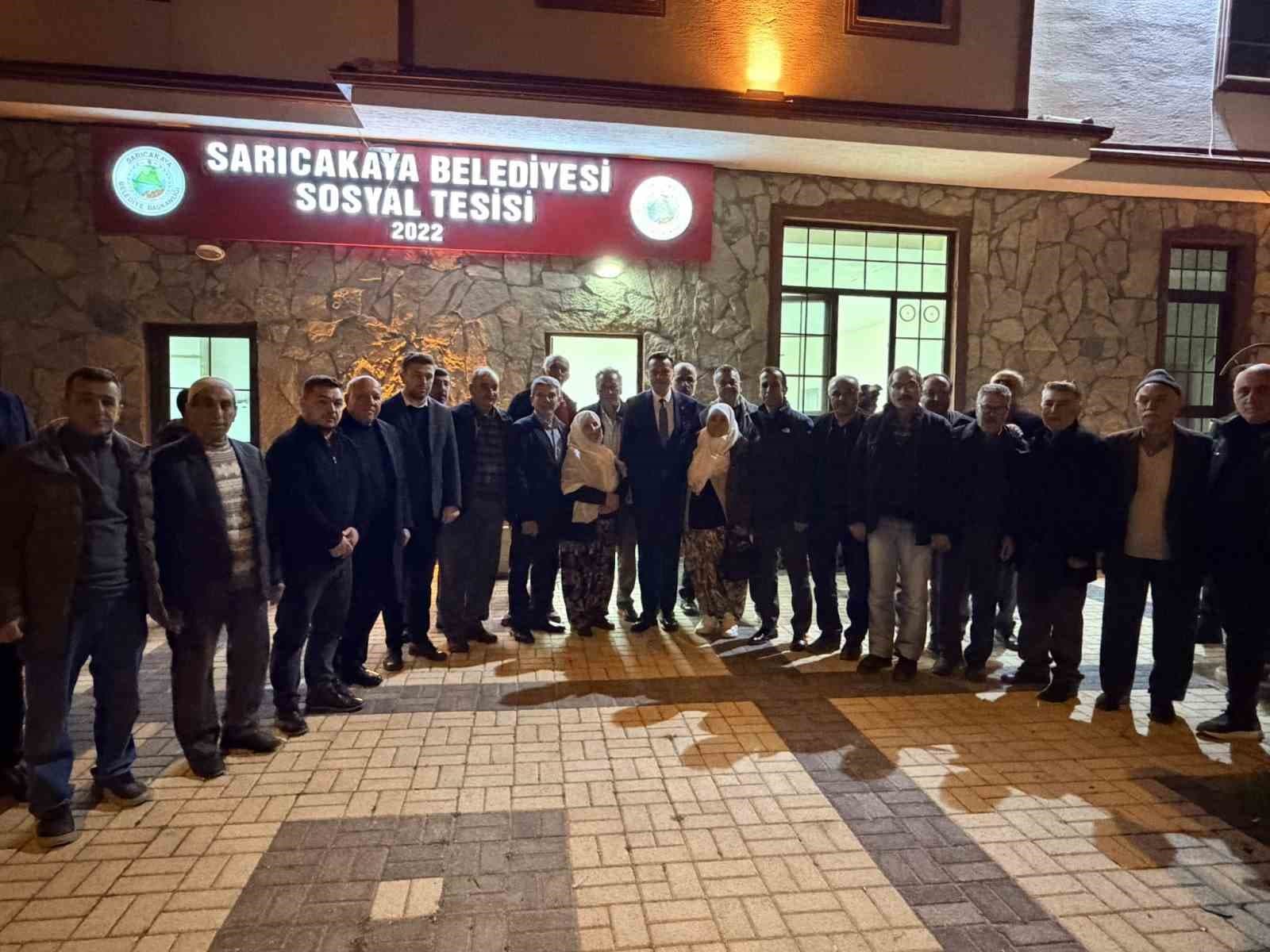 Milletvekili Hatipoğlu, Sarıcakaya’da vatandaşlarla bir araya geldi