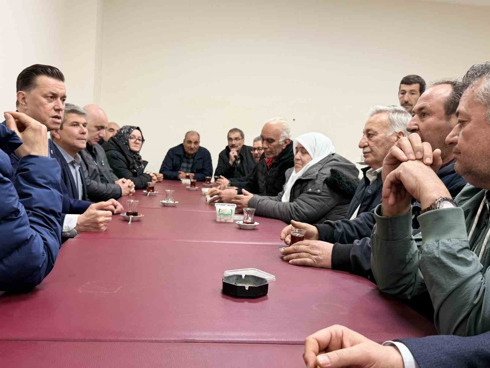 Milletvekili Hatipoğlu, Sarıcakaya’da vatandaşlarla bir araya geldi