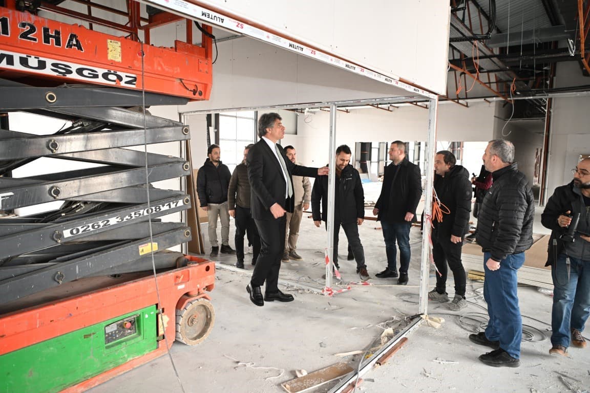 Kartepe’de 3 bin 500 metrekarelik spor kompleksinin inşası sürüyor