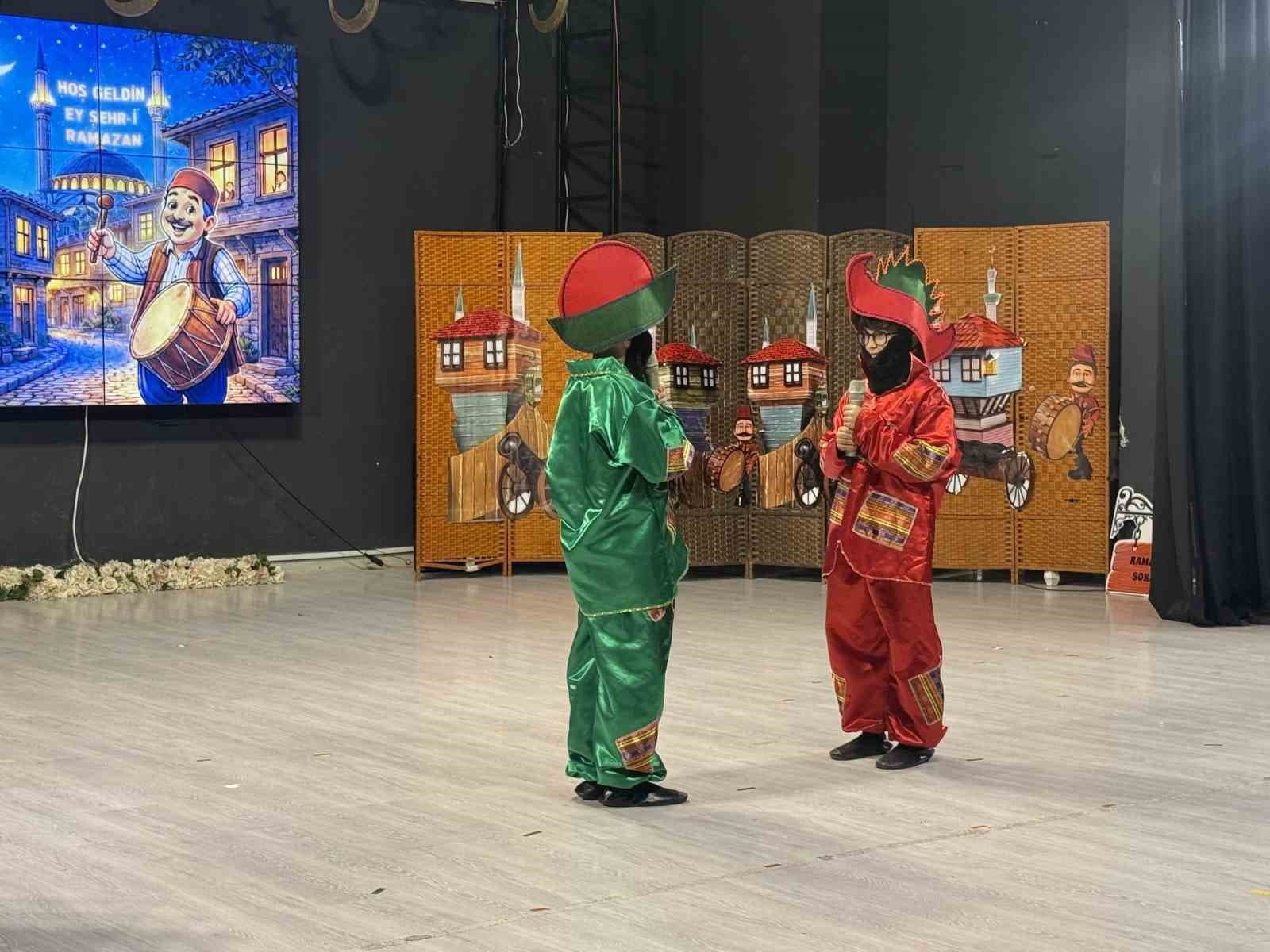 Çatalca’da minik öğrenciler ve öğretmenlerinden Ramazan ayı şenliği