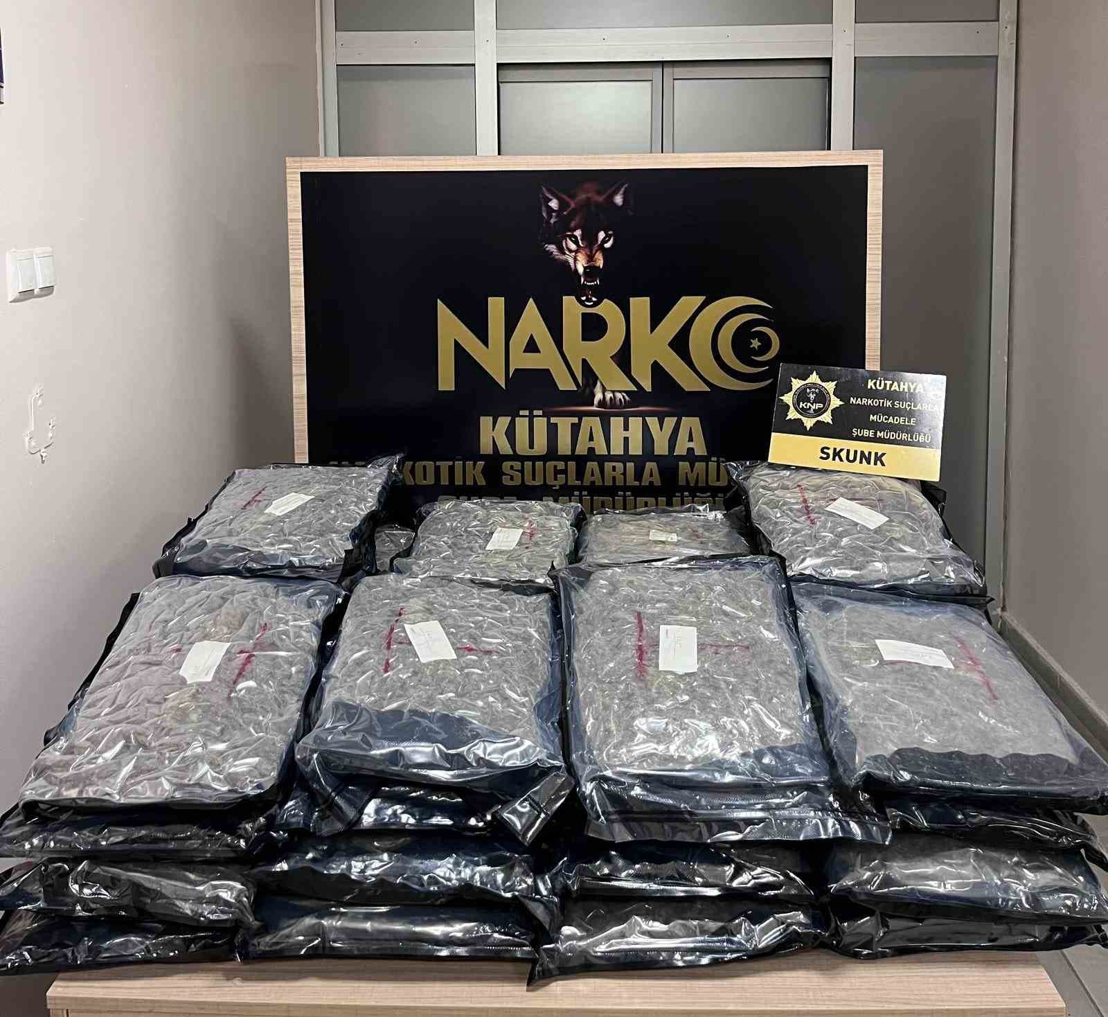 Kütahya’da uyuşturucu ile mücadele çalışmaları