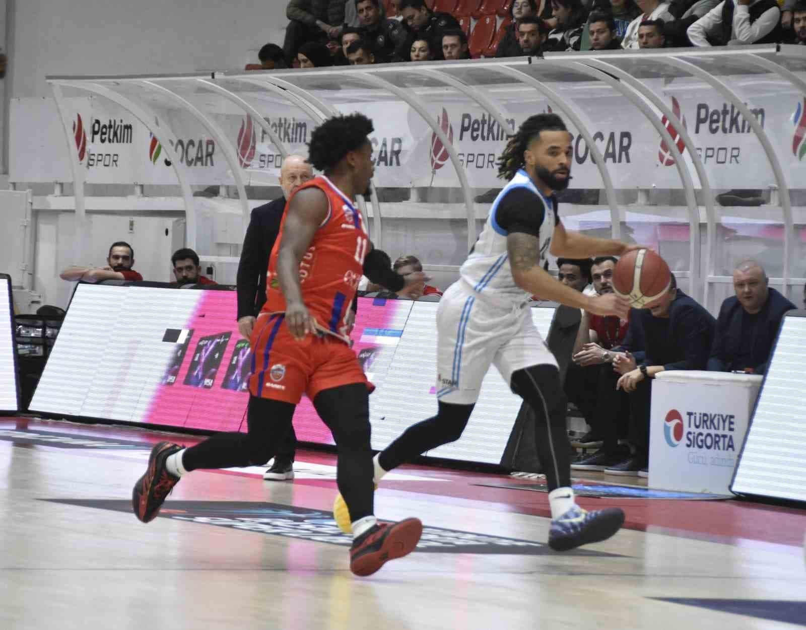 Basketbol Süper Ligi: Aliağa Petkimspor: 95 - Onvo Büyükçekmece: 104