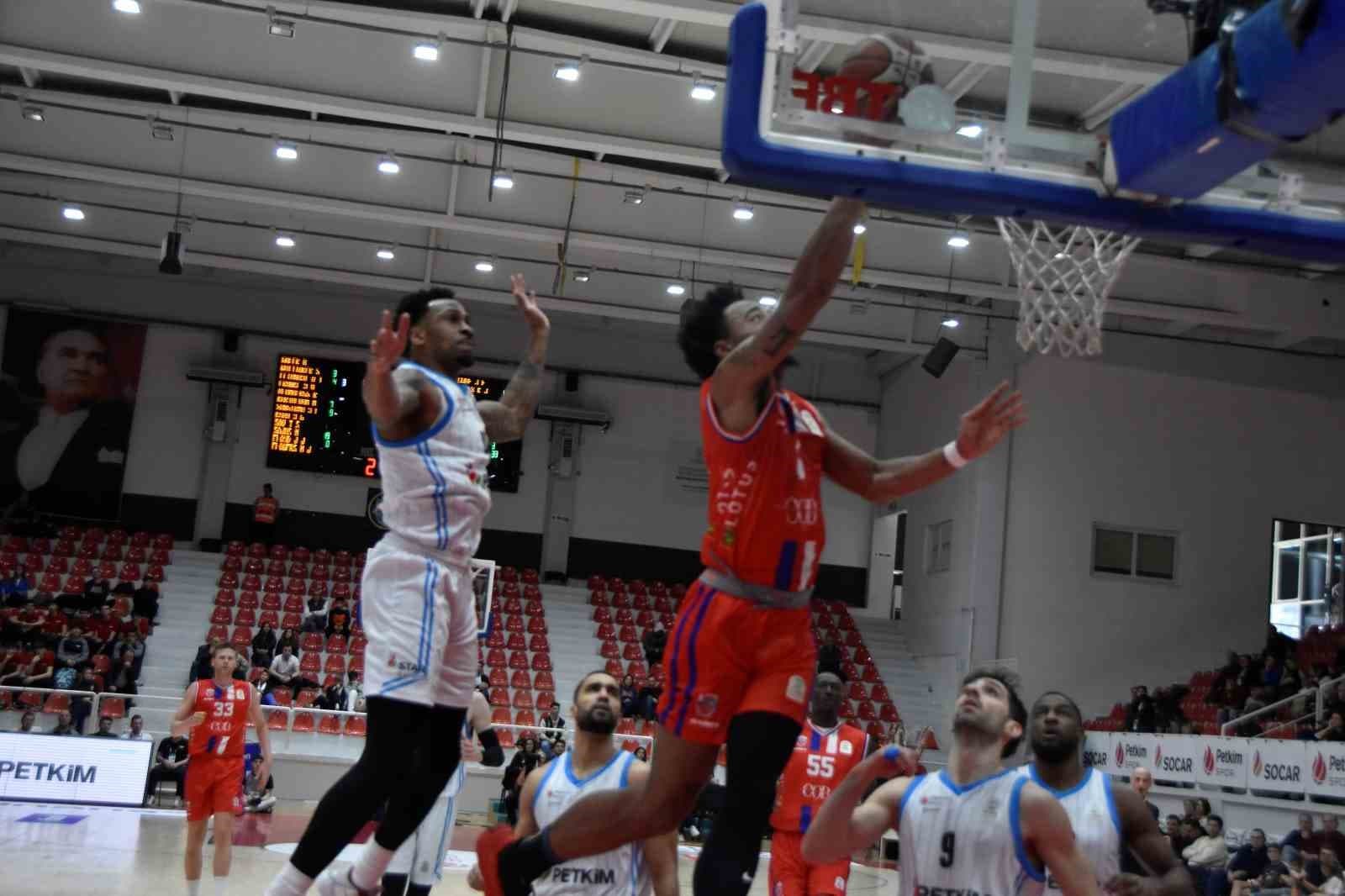 Basketbol Süper Ligi: Aliağa Petkimspor: 95 - Onvo Büyükçekmece: 104