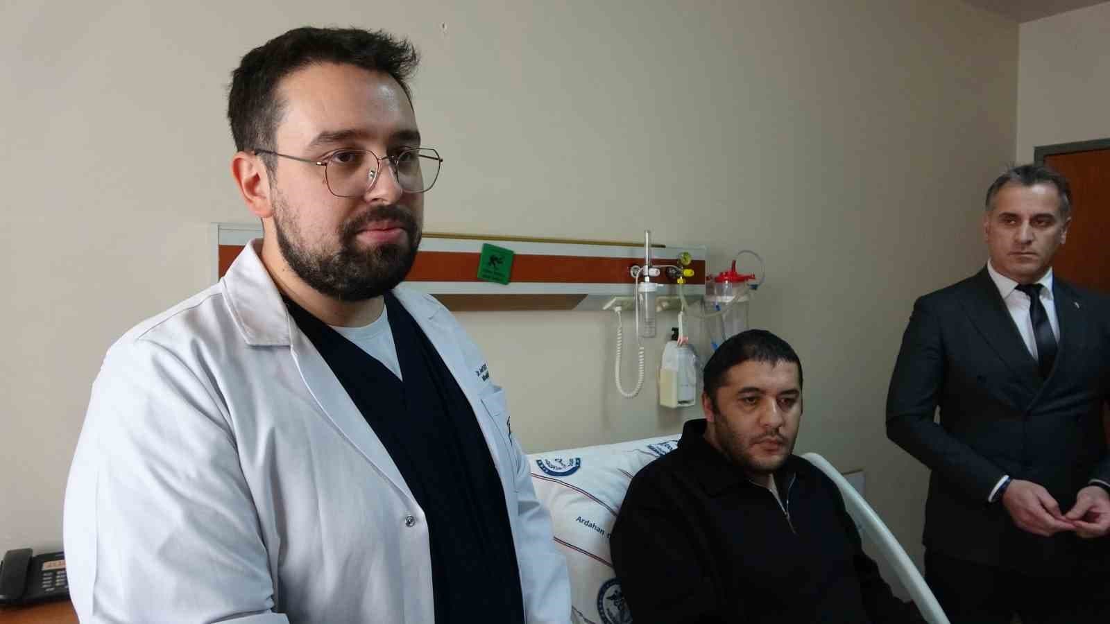 Yüksek riskli beyin ameliyatı Ardahan’da ilk kez yapıldı