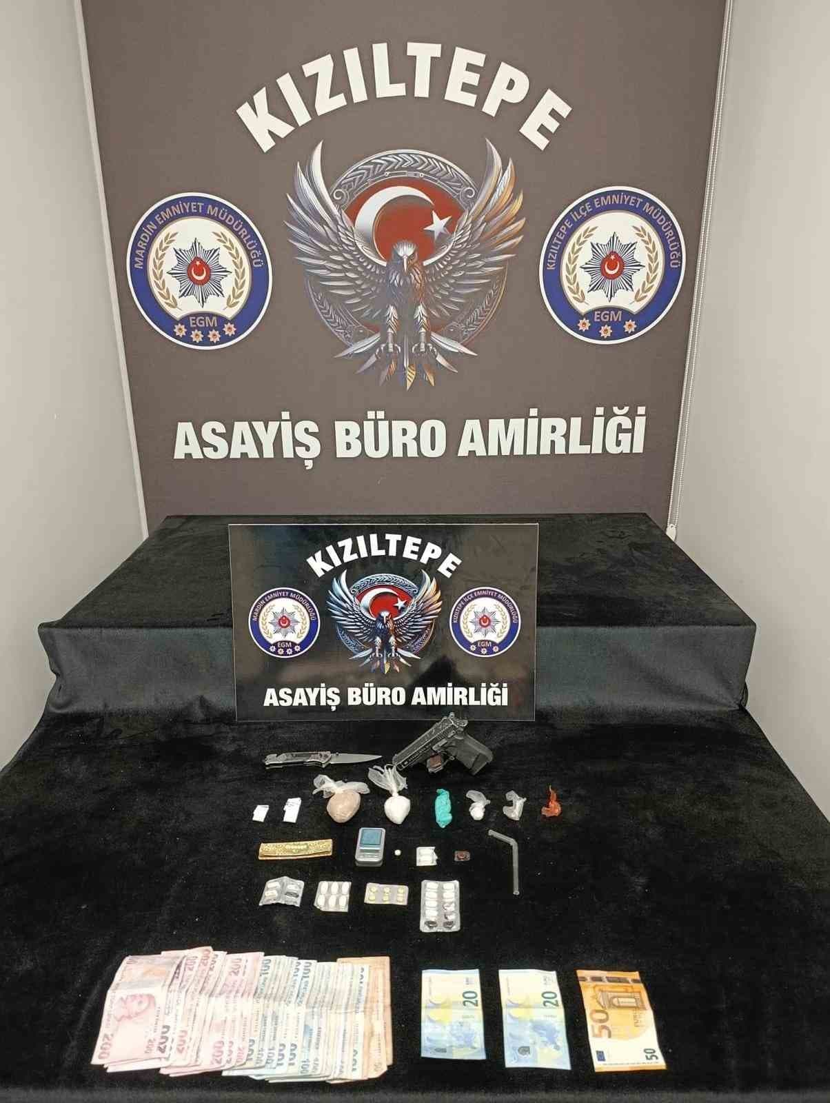Mardin’de uyuşturucu operasyonunda 4 şüpheli yakalandı