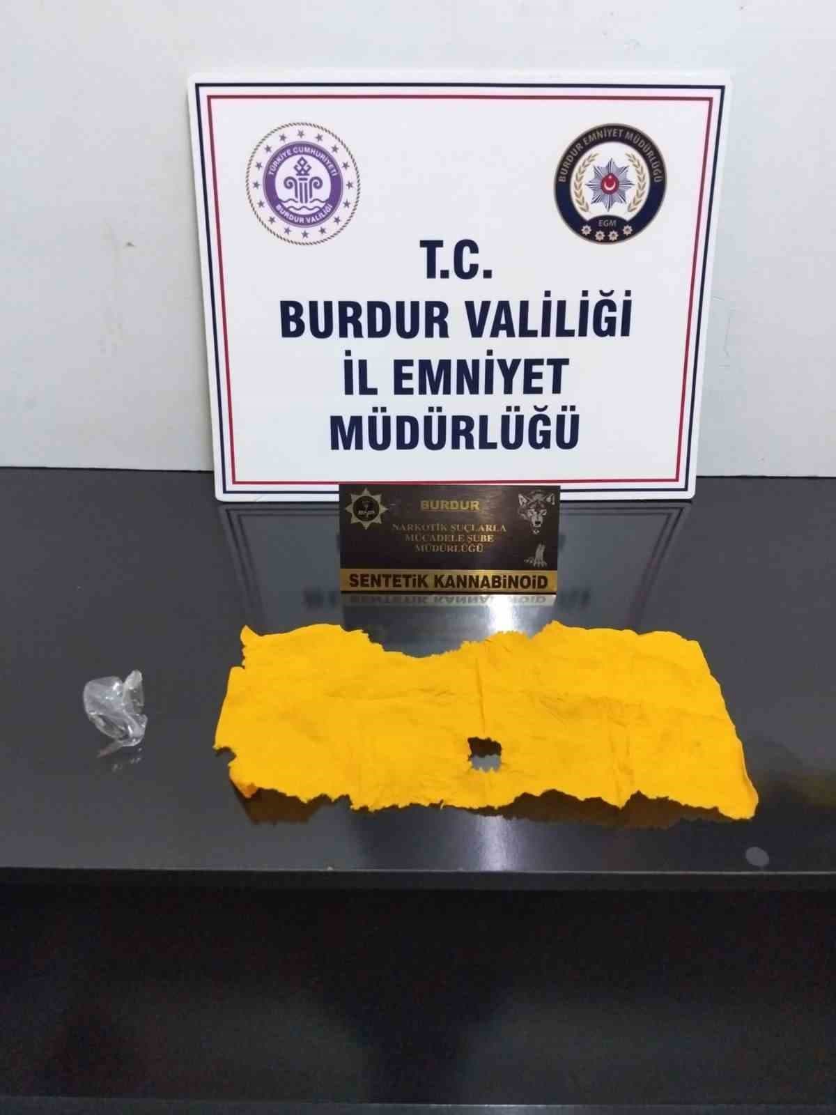 Burdur’da uyuşturucu operasyonları: 5 tutuklama