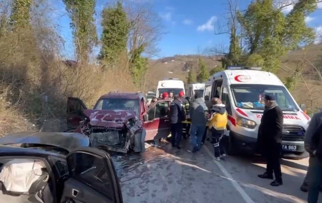 Ordu’da trafik kazası: 6 yaralı