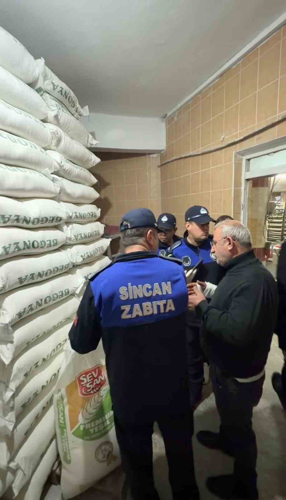 Sincan’da zabıta denetimleri aralıksız sürüyor