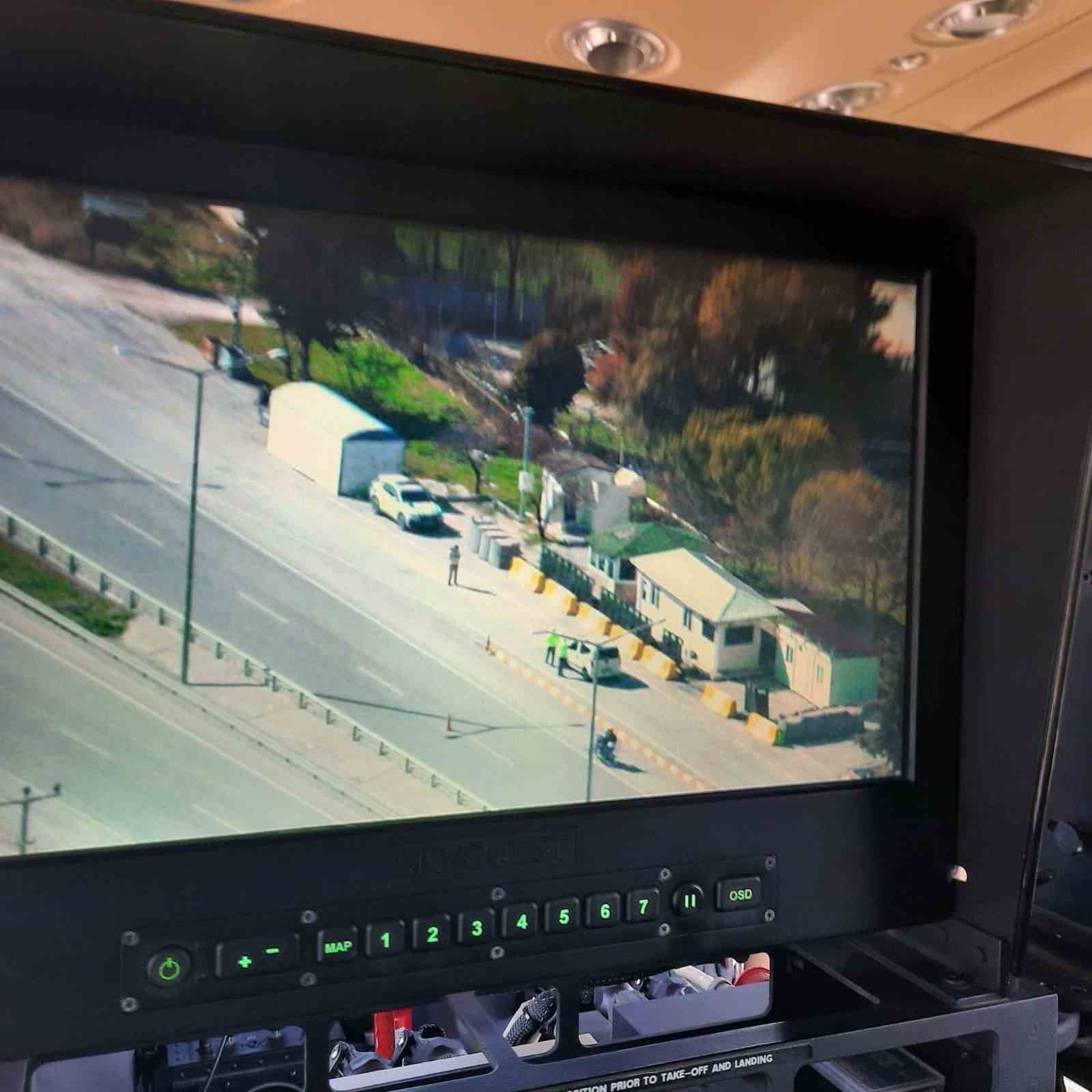 Burdur’da helikopter destekli trafik denetiminde 684 araç ve sürücüsü kontrol edildi