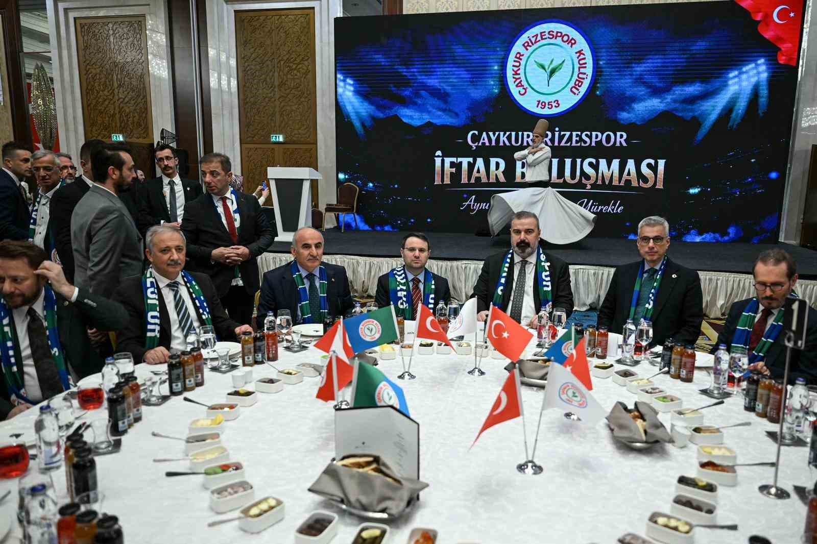 Çaykur Rizespor Kulubü Ankara’da iftarda bir araya geldi