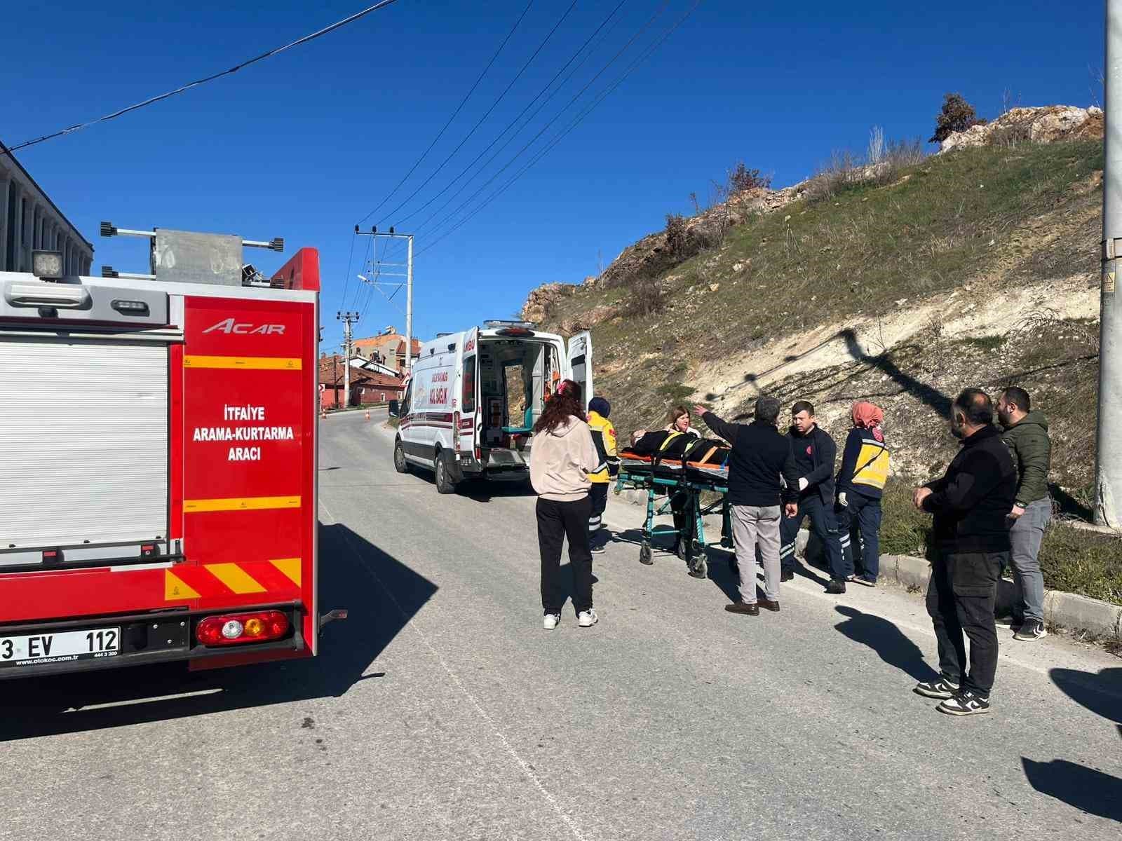 Kütahya’da otomobil takla attı: 1 yaralı