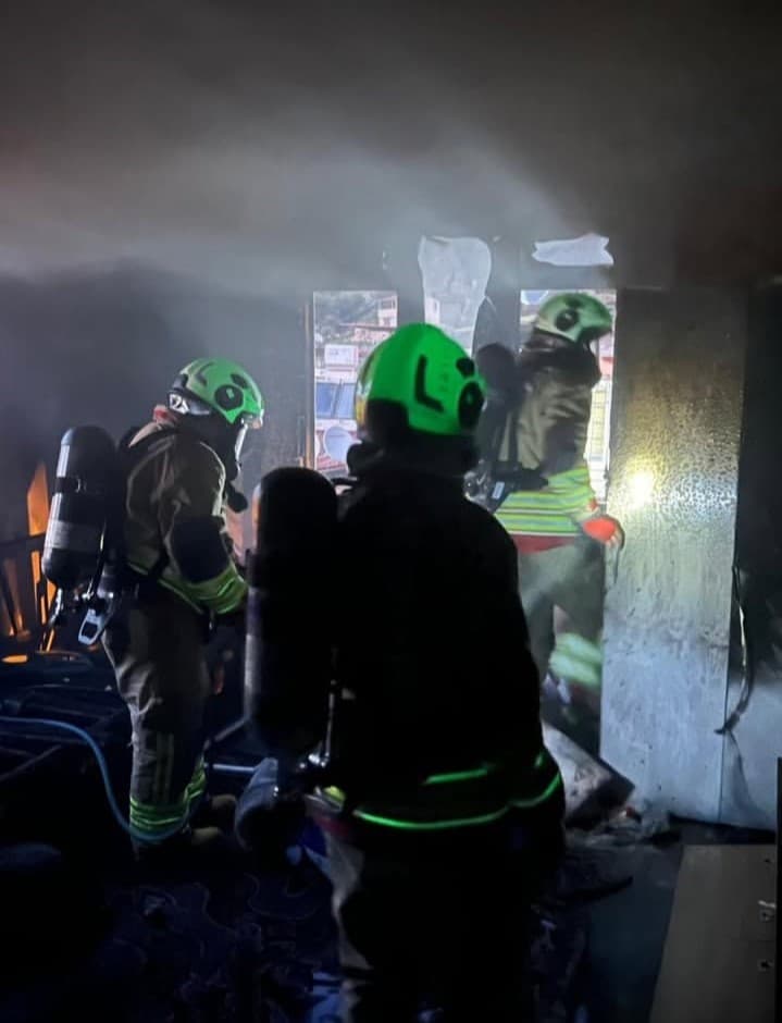 Antakya’da mesken yangını
