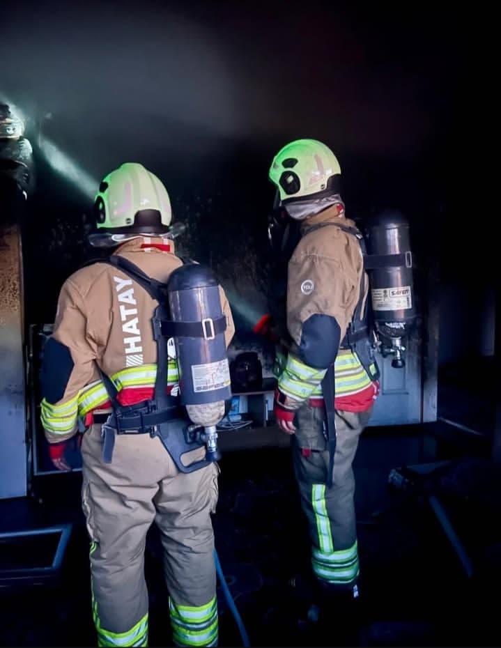 Antakya’da mesken yangını
