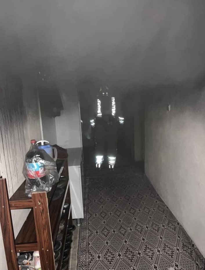 Antakya’da mesken yangını