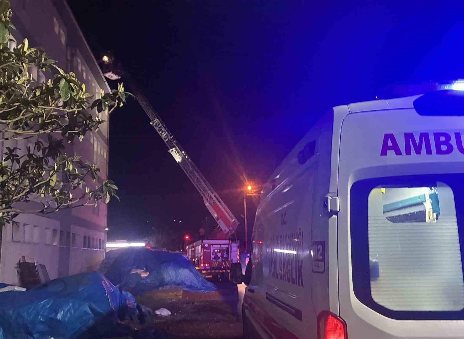 Ordu’da öğrenci pansiyonunda baca yangını