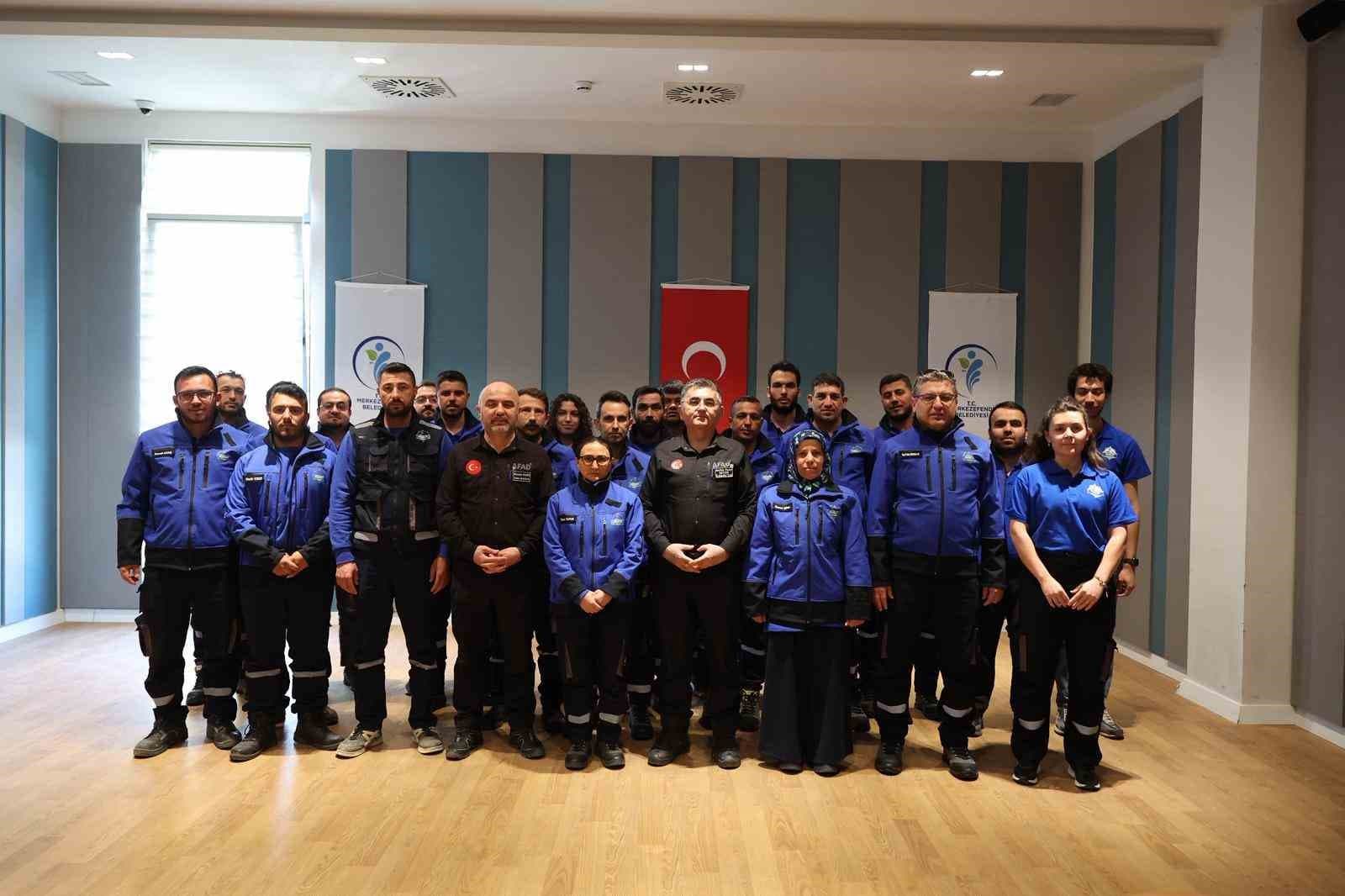 Merkezefendi’de MAKUT ekibi afet hazırlığı için bir araya geldi