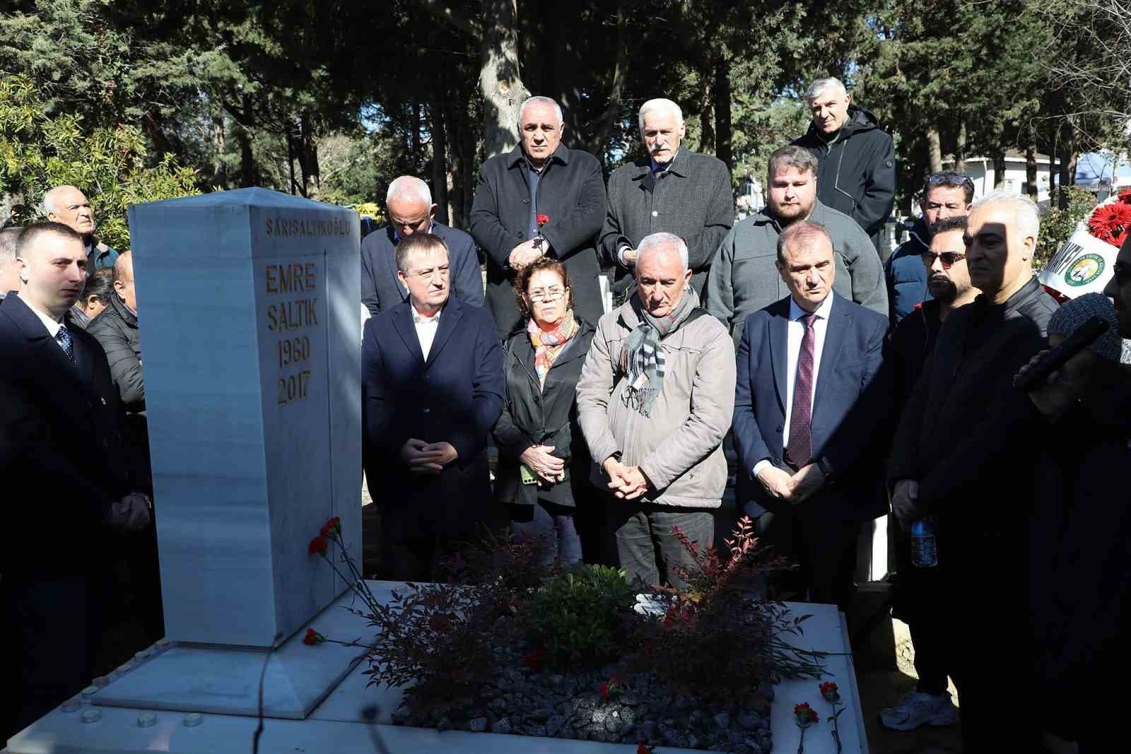 Emre Saltık, vefatının 9. yıl dönümünde kabri başında anıldı