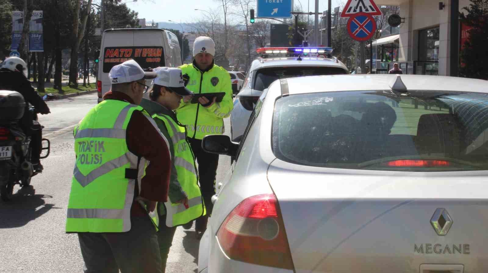 Ordu’da özel çocuklardan trafik denetimi