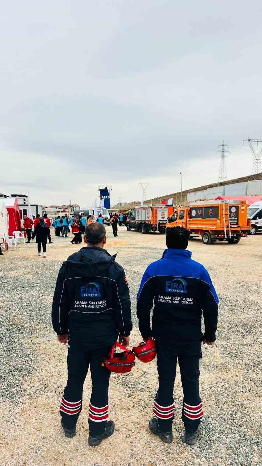 Fırat EDAŞ arama kurtarma timi, göreve hazır