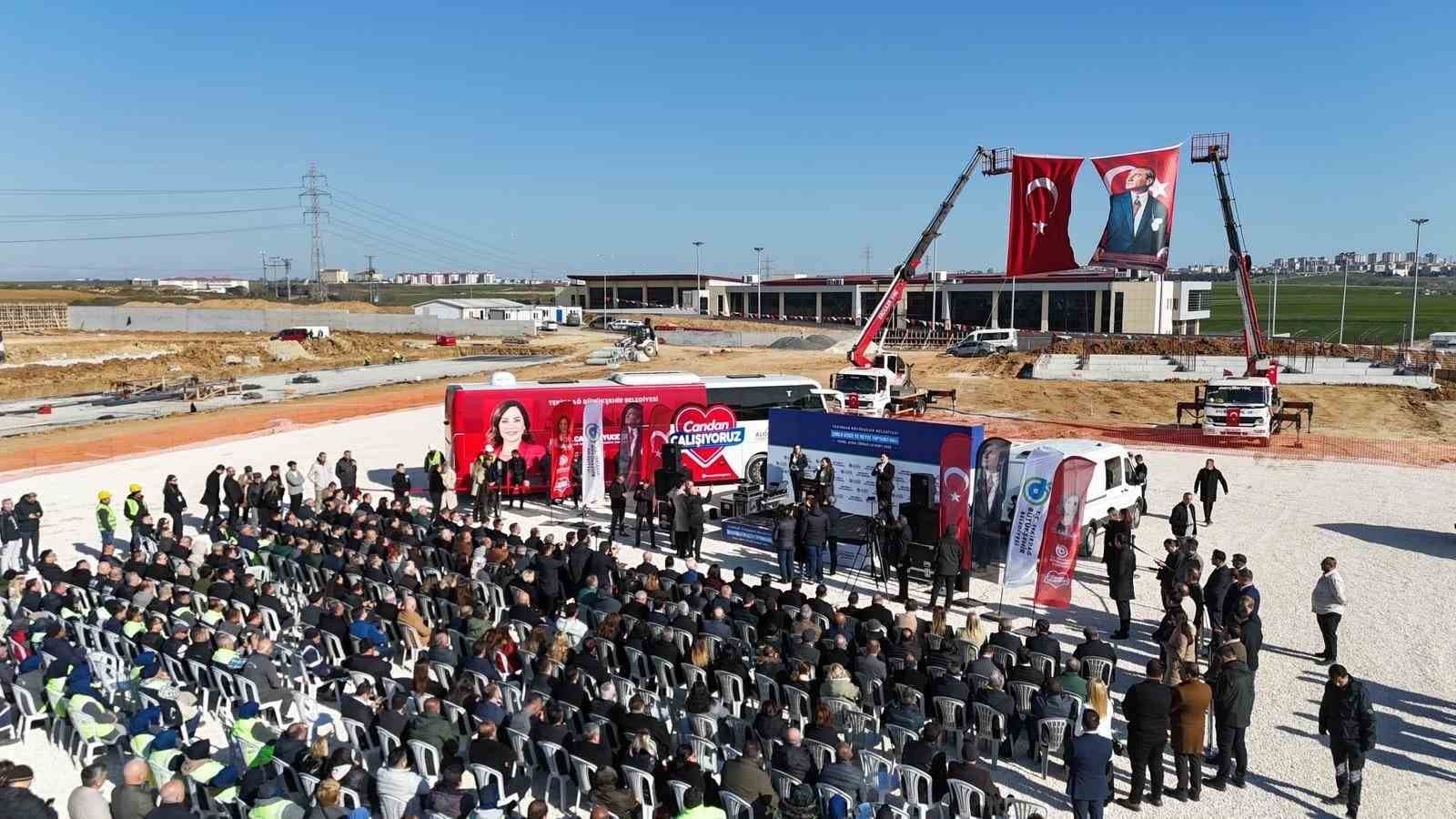 Çorlu Sebze Meyve Hali temeli atıldı