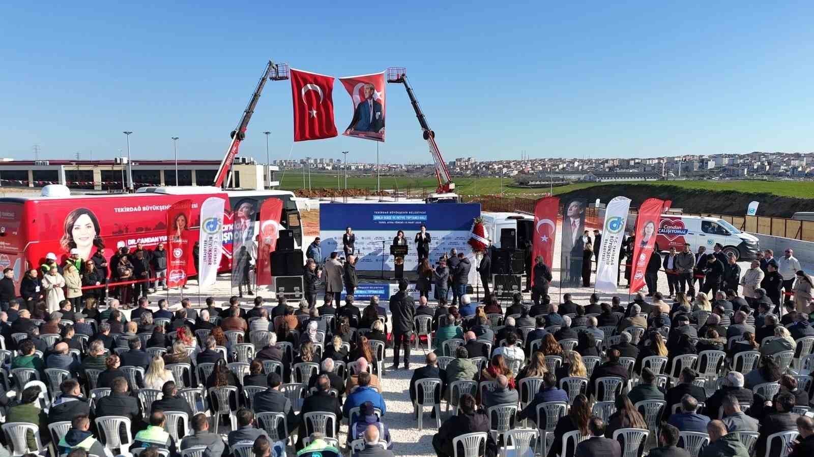 Çorlu Sebze Meyve Hali temeli atıldı