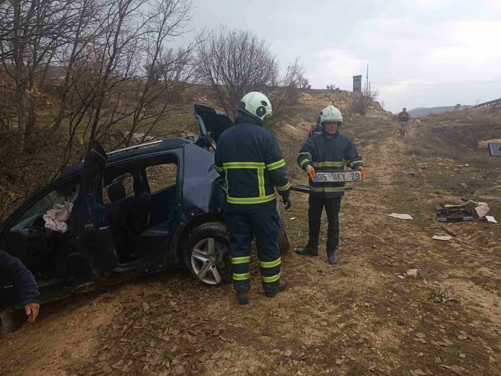 Mardin’de devrilen otomobilde 5 kişi yaralandı